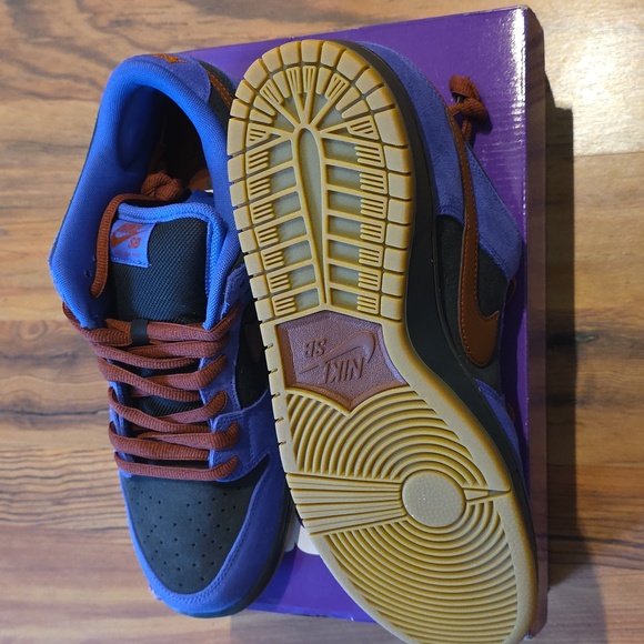NEW Nike SB Dunk Low Retro Persian Violet Cinnamon - Picture 5 of 10